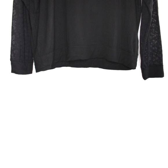 SoulCycle Metallic Preowned Mesh Sleeves Long Sleeve Top Large - Picture 3 of 7